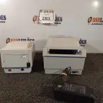 LOTE 283 - 01 IMPRESSORA PARA ETIQUETAS E 01 IMPRESSORA NÃO FISCAL TÉRMICA (NO ESTADO) ATENÇÃO! FAZER A VISITAÇÃO ANTES DE ARREMATAR, NÃO SABEMOS SE FUNCIONA. LEILÃO NÃO TEM GARANTIA E NEM DEVOLUÇÃO, SUJEITO A POSSÍVEIS AVARIAS VISÍVEIS/OCULTAS E/OU AUSÊNCIA DE COMPONENTES.