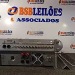 LOTE 129 - 01 MESA DE SOM AMPLIFICADA SKP 24 CANAIS VZ194. (NO ESTADO) ATENÇÃO! FAZER A VISITAÇÃO ANTES DE ARREMATAR, NÃO SABEMOS SE FUNCIONA. LEILÃO NÃO TEM GARANTIA E NEM DEVOLUÇÃO, SUJEITO A POSSÍVEIS AVARIAS VISÍVEIS/OCULTAS E/OU AUSÊNCIA DE COMPONENTES.