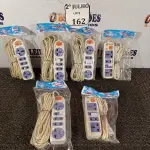 LOTE 162 - 06 EXTENSÕES HUAISHENG. (NO ESTADO) ATENÇÃO! FAZER A VISITAÇÃO ANTES DE ARREMATAR, NÃO SABEMOS SE FUNCIONA. LEILÃO NÃO TEM GARANTIA E NEM DEVOLUÇÃO, SUJEITO A POSSÍVEIS AVARIAS VISÍVEIS/OCULTAS E/OU AUSÊNCIA DE COMPONENTES.