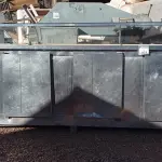 LOTE 451 - 01 BALCÃO REFRIGERADO EM INOX (NO ESTADO) ATENÇÃO! FAZER A VISITAÇÃO ANTES DE ARREMATAR, NÃO SABEMOS SE FUNCIONA. LEILÃO NÃO TEM GARANTIA E NEM DEVOLUÇÃO, SUJEITO A POSSÍVEIS AVARIAS VISÍVEIS/OCULTAS E/OU AUSÊNCIA DE COMPONENTES.