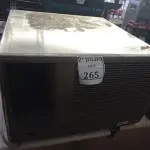 LOTE 265 - 01 AR CONDICIONADO PARA PAREDE (NO ESTADO) ATENÇÃO! FAZER A VISITAÇÃO ANTES DE ARREMATAR, NÃO SABEMOS SE FUNCIONA. LEILÃO NÃO TEM GARANTIA E NEM DEVOLUÇÃO, SUJEITO A POSSÍVEIS AVARIAS VISÍVEIS/OCULTAS E/OU AUSÊNCIA DE COMPONENTES.
