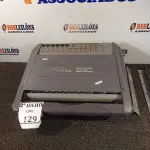 LOTE 129 - 01 MESA DE SOM AMPLIFICADA SKP 24 CANAIS VZ194. (NO ESTADO) ATENÇÃO! FAZER A VISITAÇÃO ANTES DE ARREMATAR, NÃO SABEMOS SE FUNCIONA. LEILÃO NÃO TEM GARANTIA E NEM DEVOLUÇÃO, SUJEITO A POSSÍVEIS AVARIAS VISÍVEIS/OCULTAS E/OU AUSÊNCIA DE COMPONENTES.
