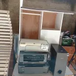 LOTE 407 - 01 PASSADEIRA EM MADEIRA ,01 MESA NIVELADORA ,01 PAINEL PARA TELEVISÃO, 03 IMPRESSORAS E 01 CAIXA SUBWOFFER (NO ESTADO) ATENÇÃO! FAZER A VISITAÇÃO ANTES DE ARREMATAR, NÃO SABEMOS SE FUNCIONA. LEILÃO NÃO TEM GARANTIA E NEM DEVOLUÇÃO, SUJEITO A POSSÍVEIS AVARIAS VISÍVEIS/OCULTAS E/OU AUSÊNCIA DE COMPONENTES.
