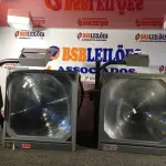 LOTE 137 - 02 RETROPROJETORES MARCA TES .(NO ESTADO) ATENÇÃO! FAZER A VISITAÇÃO ANTES DE ARREMATAR, NÃO SABEMOS SE FUNCIONA. LEILÃO NÃO TEM GARANTIA E NEM DEVOLUÇÃO, SUJEITO A POSSÍVEIS AVARIAS VISÍVEIS/OCULTAS E/OU AUSÊNCIA DE COMPONENTES.