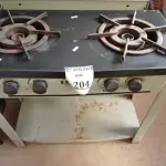 LOTE 204 - 01 FOGAO 02 BOCAS INDUSTRIAL MARCA BRAVO COM AVARIAS (NO ESTADO) ATENÇÃO! FAZER A VISITAÇÃO ANTES DE ARREMATAR, NÃO SABEMOS SE FUNCIONA. LEILÃO NÃO TEM GARANTIA E NEM DEVOLUÇÃO, SUJEITO A POSSÍVEIS AVARIAS VISÍVEIS/OCULTAS E/OU AUSÊNCIA DE COMPONENTES.