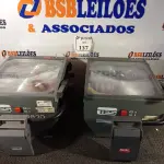 LOTE 137 - 02 RETROPROJETORES MARCA TES .(NO ESTADO) ATENÇÃO! FAZER A VISITAÇÃO ANTES DE ARREMATAR, NÃO SABEMOS SE FUNCIONA. LEILÃO NÃO TEM GARANTIA E NEM DEVOLUÇÃO, SUJEITO A POSSÍVEIS AVARIAS VISÍVEIS/OCULTAS E/OU AUSÊNCIA DE COMPONENTES.
