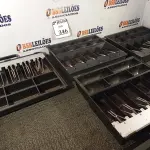 LOTE 346 - 04 BANDEJAS DA CAIXA REGISTADORA (NO ESTADO) ATENÇÃO! FAZER A VISITAÇÃO ANTES DE ARREMATAR, NÃO SABEMOS SE FUNCIONA. LEILÃO NÃO TEM GARANTIA E NEM DEVOLUÇÃO, SUJEITO A POSSÍVEIS AVARIAS VISÍVEIS/OCULTAS E/OU AUSÊNCIA DE COMPONENTES.