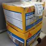 LOTE 239 - 02 CAIXAS COM REVESTIMENTO IMPERMEABILIZANTE SEMIFLEXÍVEL SIKA TOP -100 (NO ESTADO) ATENÇÃO! FAZER A VISITAÇÃO ANTES DE ARREMATAR, NÃO SABEMOS SE FUNCIONA. LEILÃO NÃO TEM GARANTIA E NEM DEVOLUÇÃO, SUJEITO A POSSÍVEIS AVARIAS VISÍVEIS/OCULTAS E/OU AUSÊNCIA DE COMPONENTES.