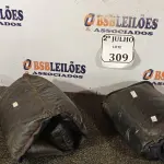 LOTE 309 - 02 TORNOZELEIRAS COM AREIA PARA ACADEMIA 4KG (NO ESTADO) ATENÇÃO! FAZER A VISITAÇÃO ANTES DE ARREMATAR, NÃO SABEMOS SE FUNCIONA. LEILÃO NÃO TEM GARANTIA E NEM DEVOLUÇÃO, SUJEITO A POSSÍVEIS AVARIAS VISÍVEIS/OCULTAS E/OU AUSÊNCIA DE COMPONENTES.