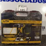 LOTE 185 - 01 FURADEIRA/PARAFUSADEIRA 12 V 3/8 MARCA LITH NOVA. (NO ESTADO)