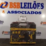 LOTE 185 - 01 FURADEIRA/PARAFUSADEIRA 12 V 3/8 MARCA LITH NOVA. (NO ESTADO)