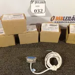 LOTE 032 - 05 REFLETORES CRISTAL POWER 13W RGB CABO 1,75MT – SUMMERS NOVO. (NO ESTADO)