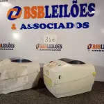 LOTE 310 - 02 IMPRESSORAS DE ETIQUETAS MARCA ZEBRA MOD:TLP 2844 (NO ESTADO) ATENÇÃO! FAZER A VISITAÇÃO ANTES DE ARREMATAR, NÃO SABEMOS SE FUNCIONA. LEILÃO NÃO TEM GARANTIA E NEM DEVOLUÇÃO, SUJEITO A POSSÍVEIS AVARIAS VISÍVEIS/OCULTAS E/OU AUSÊNCIA DE COMPONENTES.