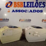 LOTE 311 - 02 IMPRESSORAS DE ETIQUETAS MARCA ZEBRA MOD:TLP 2844 (NO ESTADO) ATENÇÃO! FAZER A VISITAÇÃO ANTES DE ARREMATAR, NÃO SABEMOS SE FUNCIONA. LEILÃO NÃO TEM GARANTIA E NEM DEVOLUÇÃO, SUJEITO A POSSÍVEIS AVARIAS VISÍVEIS/OCULTAS E/OU AUSÊNCIA DE COMPONENTES.