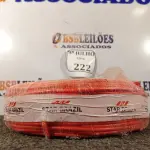 LOTE 222 - 01 ROLO DE CABO FLEXÍVEL 1×4,00MM NA COR VERMELHO. (NO ESTADO) ATENÇÃO! FAZER A VISITAÇÃO ANTES DE ARREMATAR, NÃO SABEMOS SE FUNCIONA. LEILÃO NÃO TEM GARANTIA E NEM DEVOLUÇÃO, SUJEITO A POSSÍVEIS AVARIAS VISÍVEIS/OCULTAS E/OU AUSÊNCIA DE COMPONENTES.