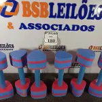 LOTE 180 - 02 LOTES DE 3 PARES DE HALTERES DE 1KG A 2KG AZUL/ROSA. (NO ESTADO) ATENÇÃO! FAZER A VISITAÇÃO ANTES DE ARREMATAR, NÃO SABEMOS SE FUNCIONA. LEILÃO NÃO TEM GARANTIA E NEM DEVOLUÇÃO, SUJEITO A POSSÍVEIS AVARIAS VISÍVEIS/OCULTAS E/OU AUSÊNCIA DE COMPONENTES.