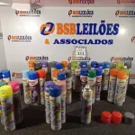LOTE 111 - 40 TINTAS SPRAY 400ML MUNDIAL PRIME VÁRIAS CORES NOVO. (NO ESTADO)