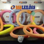 LOTE 169 - 09 FLUTUADORES DE BRAÇO E 10 FLUTUADORES DE ARGOLA INFANTIL USADO. (NO ESTADO) ATENÇÃO! FAZER A VISITAÇÃO ANTES DE ARREMATAR, NÃO SABEMOS SE FUNCIONA. LEILÃO NÃO TEM GARANTIA E NEM DEVOLUÇÃO, SUJEITO A POSSÍVEIS AVARIAS VISÍVEIS/OCULTAS E/OU AUSÊNCIA DE COMPONENTES.