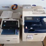LOTE 193 - 02 IMPRESSORAS MULTIFUNCIONAL, SENDO 01MARCA SAMSUNG SCX729FD COM AVARIAS E 01 IMPRESSORA MODELO PHASER 6010 MARCA XEROX, 01 SCANNER AVISION AD250.  (NO ESTADO) ATENÇÃO! FAZER A VISITAÇÃO ANTES DE ARREMATAR, NÃO SABEMOS SE FUNCIONA. LEILÃO NÃO TEM GARANTIA E NEM DEVOLUÇÃO, SUJEITO A POSSÍVEIS AVARIAS VISÍVEIS/OCULTAS E/OU AUSÊNCIA DE COMPONENTES.