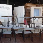 LOTE 314 - 11 CADEIRAS UNIVERSITÁRIAS (NO ESTADO) ATENÇÃO! FAZER A VISITAÇÃO ANTES DE ARREMATAR, NÃO SABEMOS SE FUNCIONA. LEILÃO NÃO TEM GARANTIA E NEM DEVOLUÇÃO, SUJEITO A POSSÍVEIS AVARIAS VISÍVEIS/OCULTAS E/OU AUSÊNCIA DE COMPONENTES.