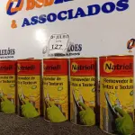 LOTE 127 - 08 REMOVEDORES DE TINTA 900ML - NATRIELLI NOVO. (NO ESTADO)