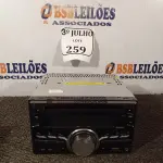 LOTE 259 - 01 APARELHO DE SOM PARA CARRO MARCA CLARION MOD:CX305B (NO ESTADO) ATENÇÃO! FAZER A VISITAÇÃO ANTES DE ARREMATAR, NÃO SABEMOS SE FUNCIONA. LEILÃO NÃO TEM GARANTIA E NEM DEVOLUÇÃO, SUJEITO A POSSÍVEIS AVARIAS VISÍVEIS/OCULTAS E/OU AUSÊNCIA DE COMPONENTES.