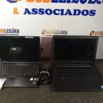 LOTE 263 - 02 NOTEBOOKS SENDO 01 NOTEBOOK COM FONTE 