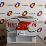 LOTE 122 - 01 GABINETE C/ ESPELHEIRA FLORENCE 60X30 PRETO COD 4.736 - HB METALURGICA NOVO. (NO ESTADO)