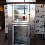 LOTE 328 - 01 FORNO COMBINADO ELÉTRICO COM ESTUFA PANIFICAÇÃO PERFECTA SUBWAY. POTÊNCIA 5500W 2,15CM DE ALTURA, 105CM DE LARGURA E0,68CM DE PROFUNDIDADE (NO ESTADO) ATENÇÃO! FAZER A VISITAÇÃO ANTES DE ARREMATAR, NÃO SABEMOS SE FUNCIONA. LEILÃO NÃO TEM GARANTIA E NEM DEVOLUÇÃO, SUJEITO A POSSÍVEIS AVARIAS VISÍVEIS/OCULTAS E/OU AUSÊNCIA DE COMPONENTES.