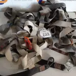 LOTE 231 - 01 LOTE COM 05 CINTOS DE SEGURANÇA.  (NO ESTADO) ATENÇÃO! FAZER A VISITAÇÃO ANTES DE ARREMATAR, NÃO SABEMOS SE FUNCIONA. LEILÃO NÃO TEM GARANTIA E NEM DEVOLUÇÃO, SUJEITO A POSSÍVEIS AVARIAS VISÍVEIS/OCULTAS E/OU AUSÊNCIA DE COMPONENTES.