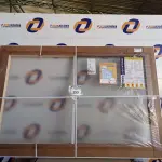 LOTE 155 - 4.553 - JANELA COR PRÁTICA 2FLS/1MOV 150X100 S/GRAD HAIALA NOVO. (NO ESTADO)