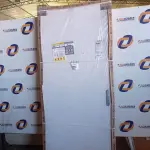 LOTE 091 - 5.020 - PORTA DURAPLAC BRANCA APD 085X215 DIR REQ12 HAIALA NOVO. (NO ESTADO)