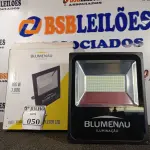 LOTE 050 - 01 REFLETOR SLIM LED PT 100W 6K 30000H – BLUMENAU NOVO. (NO ESTADO)