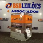 LOTE 285 - 01 LATA DE TINTA TEXTURATTO PREMIUM EFEITO RÚSTICO EXTERIOR/INTERIOR SUVINIL 25KG. NO ESTADO) ATENÇÃO! FAZER A VISITAÇÃO ANTES DE ARREMATAR, NÃO SABEMOS SE FUNCIONA. LEILÃO NÃO TEM GARANTIA E NEM DEVOLUÇÃO, SUJEITO A POSSÍVEIS AVARIAS VISÍVEIS/OCULTAS E/OU AUSÊNCIA DE COMPONENTES.