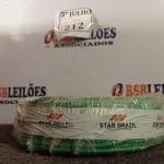 LOTE 212 - 01 ROLO DE CABO FLEXÍVEL 1×4,00MM NA COR VERDE. (NO ESTADO) ATENÇÃO! FAZER A VISITAÇÃO ANTES DE ARREMATAR, NÃO SABEMOS SE FUNCIONA. LEILÃO NÃO TEM GARANTIA E NEM DEVOLUÇÃO, SUJEITO A POSSÍVEIS AVARIAS VISÍVEIS/OCULTAS E/OU AUSÊNCIA DE COMPONENTES.
