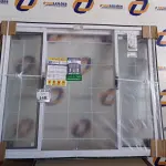 LOTE 148 - 5.886 - JANELA COR TRAD PRONTA 120X100 QUAD REQ12(2F2M) HAIALA NOVO. (NO ESTADO)