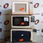 LOTE 237 - 03 MICRO-ONDAS PARA RETIRADA DE PEÇAS SEM PRATO. (NO ESTADO) ATENÇÃO! FAZER A VISITAÇÃO ANTES DE ARREMATAR, NÃO SABEMOS SE FUNCIONA. LEILÃO NÃO TEM GARANTIA E NEM DEVOLUÇÃO, SUJEITO A POSSÍVEIS AVARIAS VISÍVEIS/OCULTAS E/OU AUSÊNCIA DE COMPONENTES.