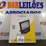 LOTE 050 - 01 REFLETOR SLIM LED PT 100W 6K 30000H – BLUMENAU NOVO. (NO ESTADO)