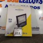 LOTE 051 - 01 REFLETOR SLIM LED PT 100W 6K 30000H – BLUMENAU NOVO. (NO ESTADO)