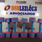 LOTE 180 - 02 LOTES DE 3 PARES DE HALTERES DE 1KG A 2KG AZUL/ROSA. (NO ESTADO) ATENÇÃO! FAZER A VISITAÇÃO ANTES DE ARREMATAR, NÃO SABEMOS SE FUNCIONA. LEILÃO NÃO TEM GARANTIA E NEM DEVOLUÇÃO, SUJEITO A POSSÍVEIS AVARIAS VISÍVEIS/OCULTAS E/OU AUSÊNCIA DE COMPONENTES.