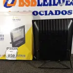 LOTE 050 - 01 REFLETOR SLIM LED PT 100W 6K 30000H – BLUMENAU NOVO. (NO ESTADO)