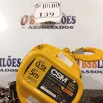 LOTE 139 - 01 TALHA MANUAL DE CORRENTE 0,5 TONELADA NOVO. (NO ESTADO)
