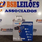 LOTE 182 - 01 FURADEIRA/PARAFUSADEIRA 3/8 220V MARCA FORTG NOVA. (NO ESTADO)