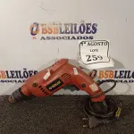 LOTE 259 - 01 FURADEIRA SCHUZ 220V. (NO ESTADO) ATENÇÃO! FAZER A VISITAÇÃO ANTES DE ARREMATAR, NÃO SABEMOS SE FUNCIONA. LEILÃO NÃO TEM GARANTIA E NEM DEVOLUÇÃO, SUJEITO A POSSÍVEIS AVARIAS VISÍVEIS/OCULTAS E/OU AUSÊNCIA DE COMPONENTES.