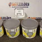LOTE 271 - 04 BALDINHOS DE REJUNTE SUPERFINO PREMIUM QUARTZOLIT COM 2KG CADA. (NO ESTADO) ATENÇÃO! FAZER A VISITAÇÃO ANTES DE ARREMATAR, NÃO SABEMOS SE FUNCIONA. LEILÃO NÃO TEM GARANTIA E NEM DEVOLUÇÃO, SUJEITO A POSSÍVEIS AVARIAS VISÍVEIS/OCULTAS E/OU AUSÊNCIA DE COMPONENTES.