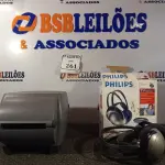 LOTE 261 - 01 IMPRESSORA TÉRMICA PC43T E 01 WIRELESS TRANSMISSION. (NO ESTADO) ATENÇÃO! FAZER A VISITAÇÃO ANTES DE ARREMATAR, NÃO SABEMOS SE FUNCIONA. LEILÃO NÃO TEM GARANTIA E NEM DEVOLUÇÃO, SUJEITO A POSSÍVEIS AVARIAS VISÍVEIS/OCULTAS E/OU AUSÊNCIA DE COMPONENTES.