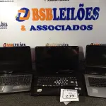 LOTE 239 - 03 NOTEBOOKS PARA RETIRADA DE PEÇAS. (NO ESTADO) ATENÇÃO! FAZER A VISITAÇÃO ANTES DE ARREMATAR, NÃO SABEMOS SE FUNCIONA. LEILÃO NÃO TEM GARANTIA E NEM DEVOLUÇÃO, SUJEITO A POSSÍVEIS AVARIAS VISÍVEIS/OCULTAS E/OU AUSÊNCIA DE COMPONENTES.