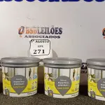 LOTE 271 - 04 BALDINHOS DE REJUNTE SUPERFINO PREMIUM QUARTZOLIT COM 2KG CADA. (NO ESTADO) ATENÇÃO! FAZER A VISITAÇÃO ANTES DE ARREMATAR, NÃO SABEMOS SE FUNCIONA. LEILÃO NÃO TEM GARANTIA E NEM DEVOLUÇÃO, SUJEITO A POSSÍVEIS AVARIAS VISÍVEIS/OCULTAS E/OU AUSÊNCIA DE COMPONENTES.
