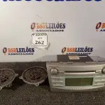 LOTE 262 - 01 SOM AUTOMOTIVO TOYOTA COM 02 ALTO FALANTES. (NO ESTADO) ATENÇÃO! FAZER A VISITAÇÃO ANTES DE ARREMATAR, NÃO SABEMOS SE FUNCIONA. LEILÃO NÃO TEM GARANTIA E NEM DEVOLUÇÃO, SUJEITO A POSSÍVEIS AVARIAS VISÍVEIS/OCULTAS E/OU AUSÊNCIA DE COMPONENTES.