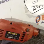 LOTE 259 - 01 FURADEIRA SCHUZ 220V. (NO ESTADO) ATENÇÃO! FAZER A VISITAÇÃO ANTES DE ARREMATAR, NÃO SABEMOS SE FUNCIONA. LEILÃO NÃO TEM GARANTIA E NEM DEVOLUÇÃO, SUJEITO A POSSÍVEIS AVARIAS VISÍVEIS/OCULTAS E/OU AUSÊNCIA DE COMPONENTES.